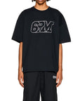 6PM Love Hurts Bling T Shirt Black
