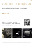 PRADA Triangle Logo Backpack