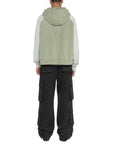 LOWLIGHTS STUDIOS Two Tone Zip Hoodie