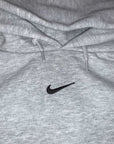 NIKE Center Swoosh Hoodie Grey