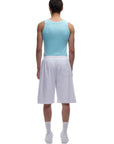 6PM Waffle Knit Tank Top Baby Blue