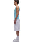 6PM Waffle Knit Tank Top Baby Blue