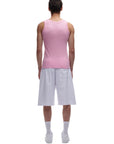 6PM Waffle Knit Tank Top Baby Pink