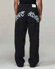 LOVE SCARS Backprint Jeans Black