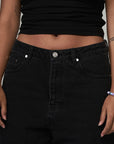 LOVE SCARS Backprint Jeans Black