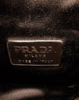 PRADA Triangle Logo Handbag Khaki