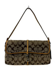 COACH Signature Canvas Clip Shoulder Bag