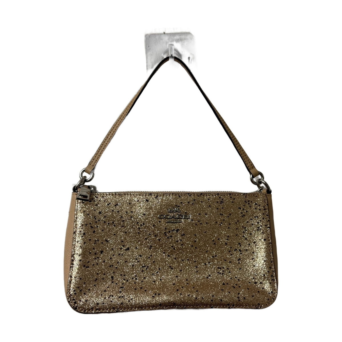 COACH Shoulder Bag Gold Stars with extra Pouch