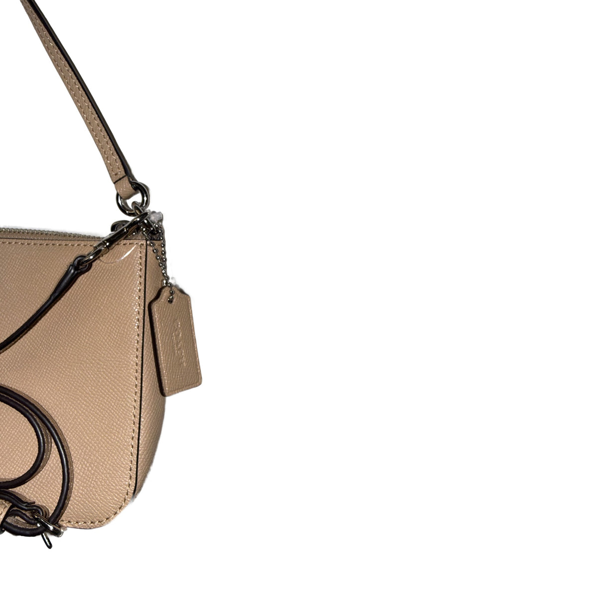 COACH Shoulder Bag Gold Stars with extra Pouch