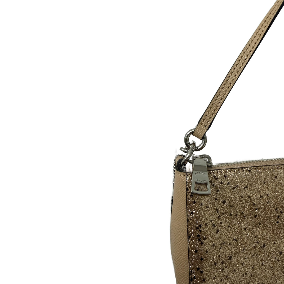 COACH Shoulder Bag Gold Stars with extra Pouch