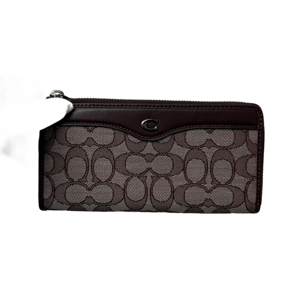COACH Signature Accordion Zip Wallet