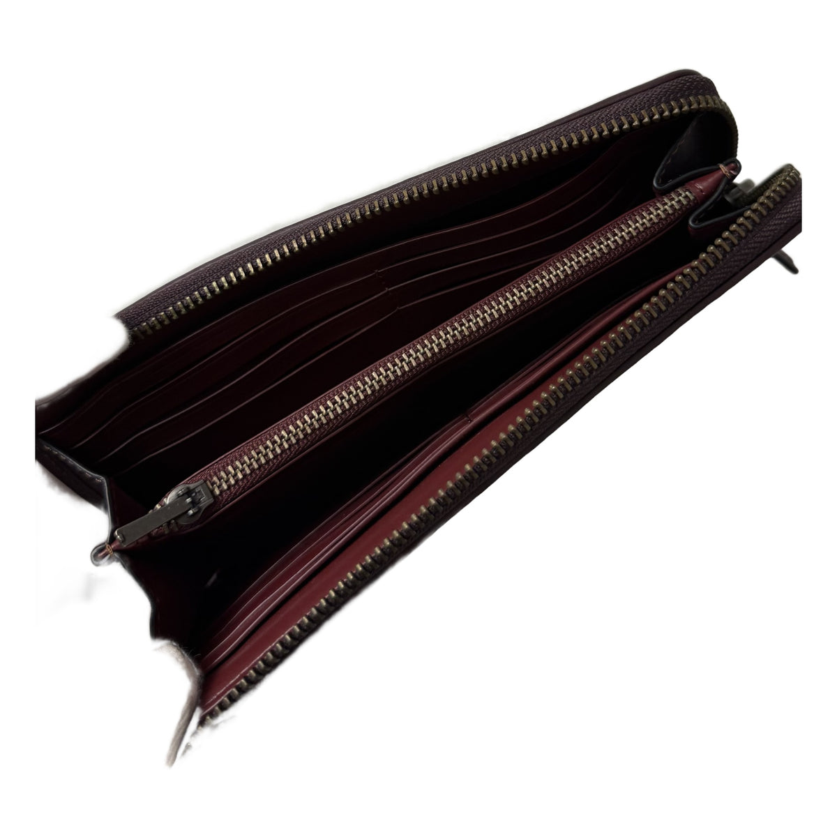 COACH Signature Accordion Zip Wallet