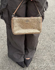 COACH Shoulder Bag Gold Stars with extra Pouch