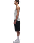 6PM Waffle Knit Tank Top White